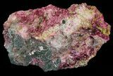 Fibrous Roselite Crystals on Matrix - Morocco #74295-1